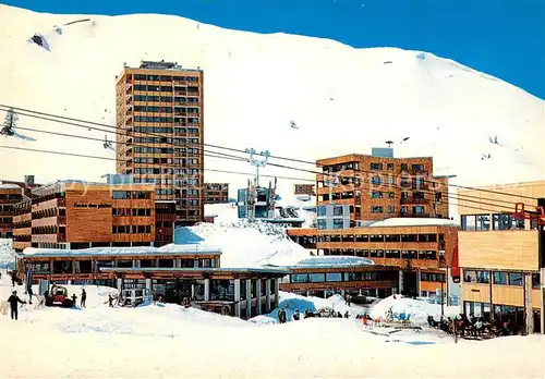 AK / Ansichtskarte La_Plagne Depart du telecabine Grande Rochette Station Sports d hiver Alpes La_Plagne