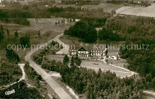 AK / Ansichtskarte Hoerste_Lippe Bergheim Hoerste im Teutoburger Wald Fliegeraufnahme Hoerste_Lippe