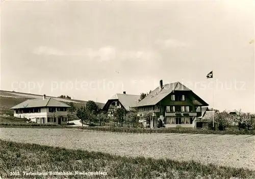 AK / Ansichtskarte Niedermuhlern_BE Ferienheim Rattenholz 