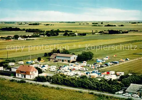 AK / Ansichtskarte Stinteck_Westerdeichstrich Campingplatz In Lee Fliegeraufnahme 