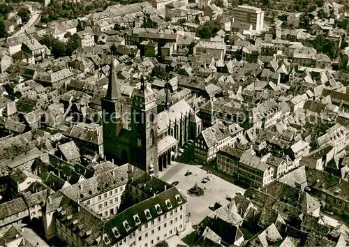 AK / Ansichtskarte Neustadt_Weinstrasse Rathausplatz mit Stiftskirche Neustadt_Weinstrasse