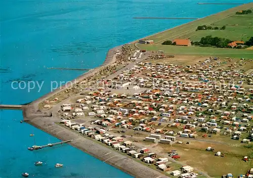 AK / Ansichtskarte Tossens_Nordseebad Fliegeraufnahme Tossens_Nordseebad