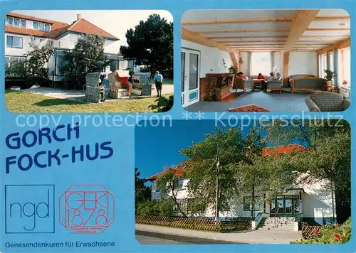 AK / Ansichtskarte St_Peter Ording Gorch Fock Hus Koehlbrand Kurheim St_Peter Ording