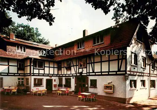 AK / Ansichtskarte Steinatal Gasthaus Pension Steinatal Fachwerkhaus Steinatal