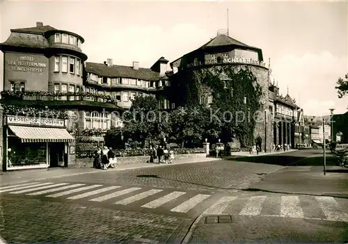 AK / Ansichtskarte Goslar Hotel Der Achtermann Achtermannzwinger Rosentor Serie Schoenes Deutschland Goslar