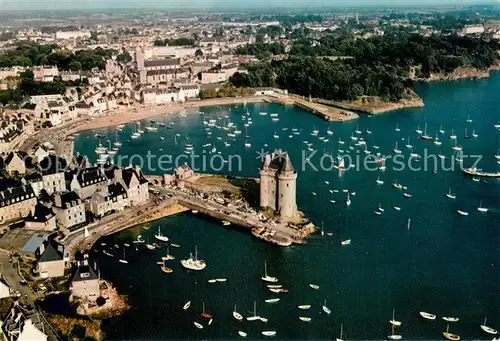 AK / Ansichtskarte Saint Servan_Ille et Vilaine Fliegeraufnahme Hafen Panorama Saint Servan