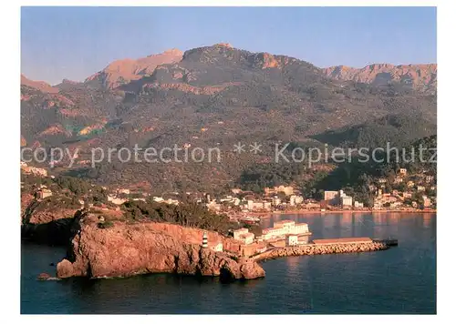 AK / Ansichtskarte Port_de_Soller Kuestenort Ansicht vom Meer aus 