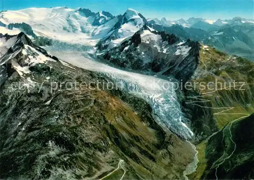 AK / Ansichtskarte Rhonegletscher_Glacier_du_Rhone_VS Furka Pass 