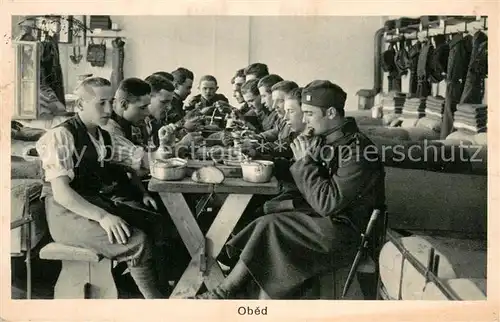 AK / Ansichtskarte Militaria_Soldatenleben Kaserne Obed CS 1935 Militaria_Soldatenleben