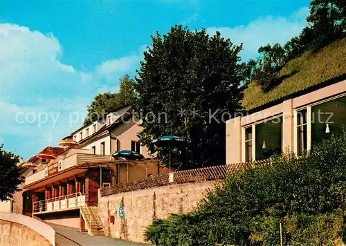 AK / Ansichtskarte Egloffstein Gasthof Pension Schlossblick Aussenansicht Egloffstein