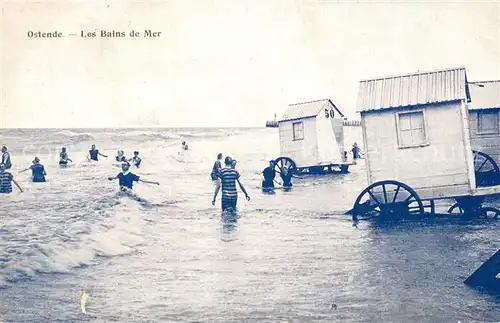 AK / Ansichtskarte Ostende_Oostende Les Bains de Mer 