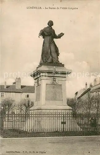 AK / Ansichtskarte Luneville_54 La Statue de lAbbe Gregoire 