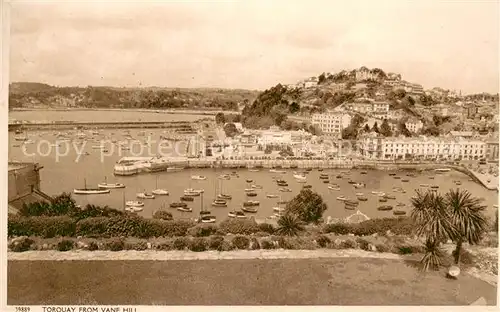 AK / Ansichtskarte Torquay_UK from Vane Hill Torquay_UK