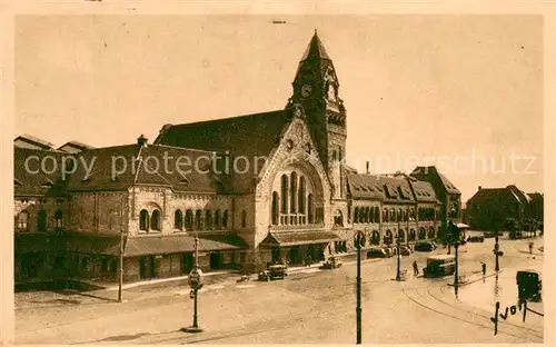 AK / Ansichtskarte Metz_Moselle La Gare Centrale Metz_Moselle