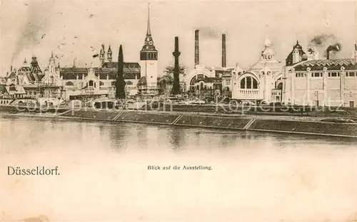 AK / Ansichtskarte Ausstellung_Industrie_Gewerbe_Kunst_Duesseldorf_1902  Nr. 459 Friedrich Wolfrum  Ausstellung_Industrie