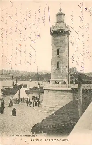 AK / Ansichtskarte Marseille_13 Le Phare Ste Marie 