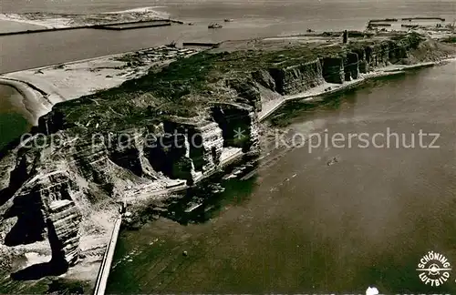 AK / Ansichtskarte Helgoland Westkueste Fliegeraufnahme Helgoland