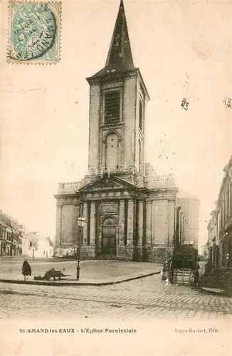 AK / Ansichtskarte St_Amand_59_les_Eaux L Eglise Paroissiale 