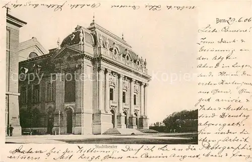 AK / Ansichtskarte Bern_BE Stadttheater Aussenansicht Bern_BE