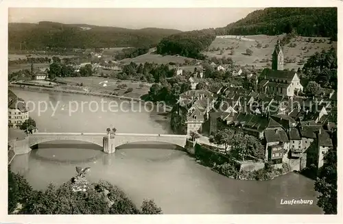 AK / Ansichtskarte Laufenburg_AG Teilansicht m. Rhein Laufenburg AG