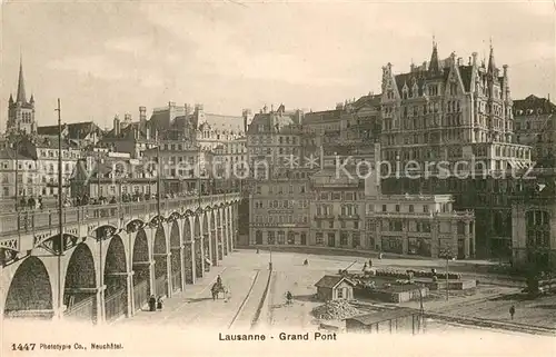 AK / Ansichtskarte Lausanne_VD Grand Pont Lausanne VD