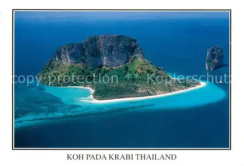 AK / Ansichtskarte Krabi Fliegeraufnahme Koh Pada Inselansicht Krabi