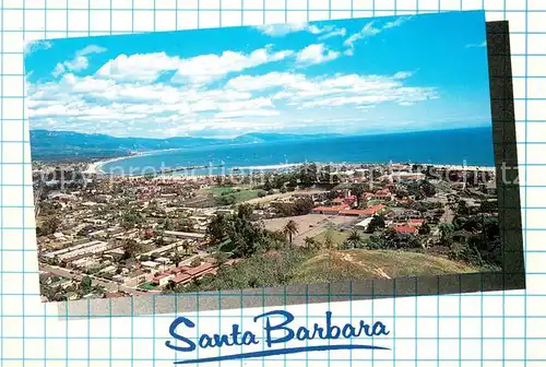 AK / Ansichtskarte Santa_Barbara_California Coastline City College campus Harbor 