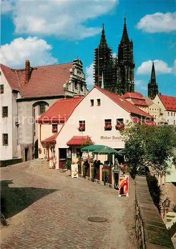 AK / Ansichtskarte Meissen_Elbe_Sachsen Meissner Burgstuben vor dem Burgtor Malerwinkel Meissen_Elbe_Sachsen