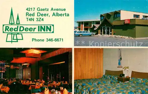 AK / Ansichtskarte Red_Deer Red Deer Inn Red_Deer