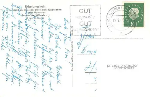 AK / Ansichtskarte Festenburg_Clausthal Zellerfeld Erholungsheim Lesezimmer Festenburg