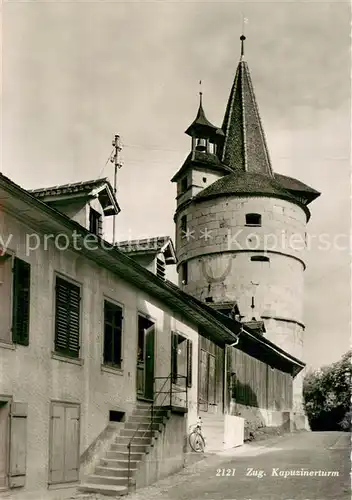 AK / Ansichtskarte Zug_ZG Kapuzinerturm Zug_ZG