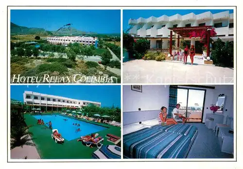 AK / Ansichtskarte Kolymbia Hotel Relax Fremdenzimmer Swimming Pool Kolymbia