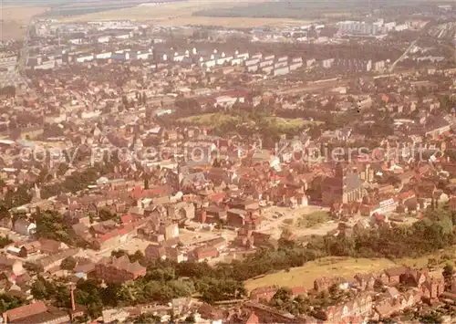 AK / Ansichtskarte Aschersleben Panorama Blick von der Alten Burg Aschersleben