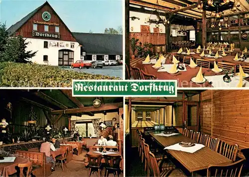 AK / Ansichtskarte Apelern Restaurant Dorfkrug Hotel Salzbach Teilansichten Apelern