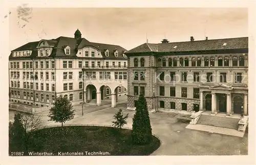 AK / Ansichtskarte Winterthur__ZH Kantonales Technikum 