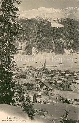 AK / Ansichtskarte Davos_Platz_GR Panorama Davos_Platz_GR