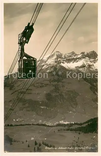 AK / Ansichtskarte Engelberg__OW Schwebebahn Gerschni Truebsee 