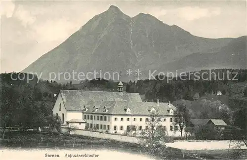 AK / Ansichtskarte Sarnen_OW Kapuzinerkloster 