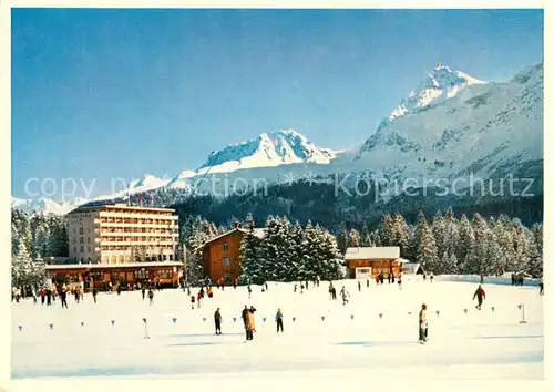 AK / Ansichtskarte Arosa_GR Sporthotel Valsana Skipiste Arosa_GR