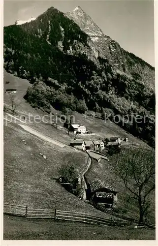 AK / Ansichtskarte Guschadoerfli_Maienfeld_GR mit Falknis 