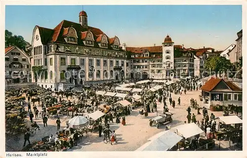 AK / Ansichtskarte Herisau_AR Marktplatz Herisau_AR