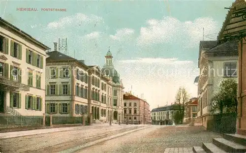 AK / Ansichtskarte Herisau_AR Poststrasse Herisau_AR