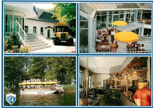 AK / Ansichtskarte Templin Hotel Faehrkrug Terrasse Faehre Theke Templin