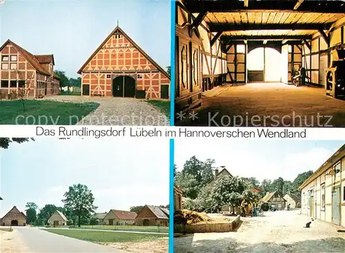 AK / Ansichtskarte Luebeln Das Rundlingsdorf im Hannoverschen Wendland Details Luebeln