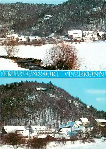 AK / Ansichtskarte Veilbronn Erholungsort in der Fraenkischen Schweiz Winterlandschaft Veilbronn