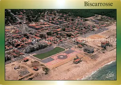 AK / Ansichtskarte Biscarrosse_Landes Fliegeraufnahme Strand Biscarrosse_Landes