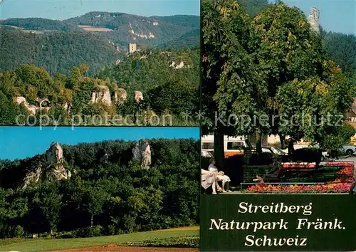 AK / Ansichtskarte Streitberg_Oberfranken Naturpark Die Streitburg Streitberg Oberfranken