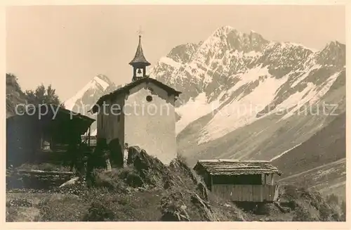 AK / Ansichtskarte Eisten im Loetschental mit Schienhorn und Sattelhorn Eisten