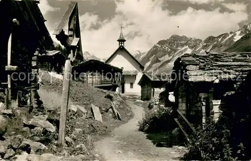 AK / Ansichtskarte Kuehmatt im Loetschental mit Schienhorn Feldpost 