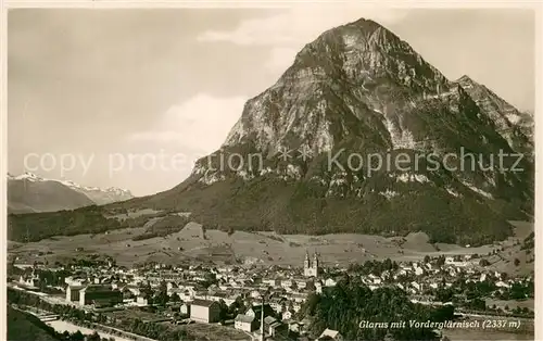 AK / Ansichtskarte Glarus_GL mit Vorderglaernisch Glarus_GL